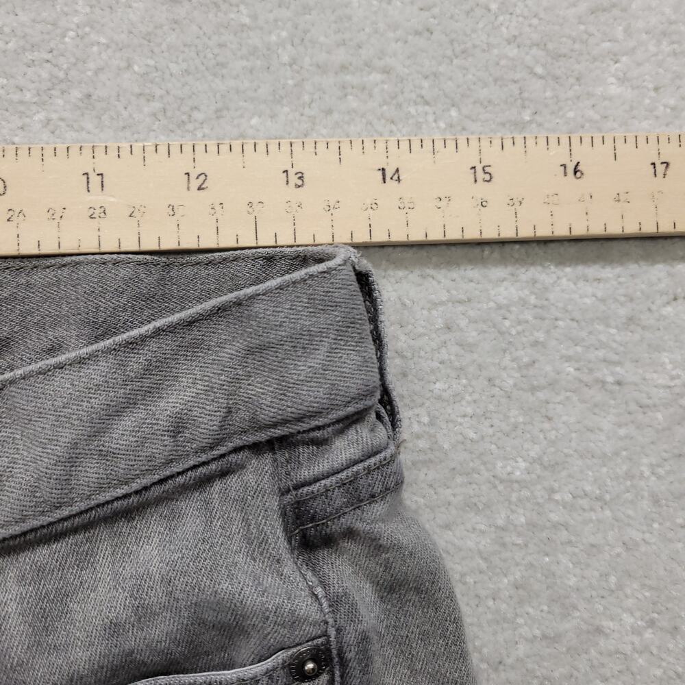Lauren Jeans Co Ralph Lauren Womens Size 2 Gray Straight Leg Stretch Jeans - Picture 4 of 10